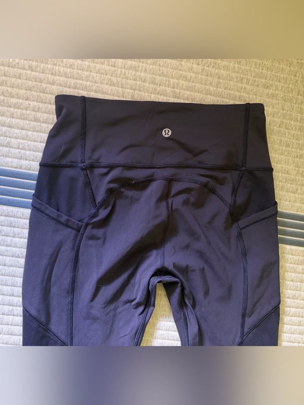 Lululemon High-Rise Leggings in Deep Navy